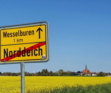 Von Norddeich nach Wesselburen