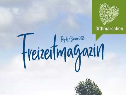 Freizeitmagazin Frühjahr/Sommer 2025 Dithmarschen Tourismus (Cover)